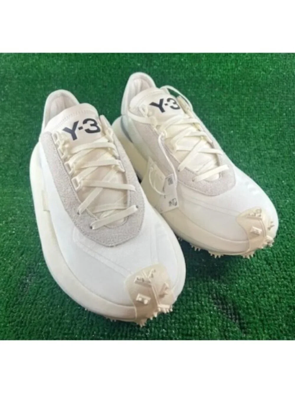 Men's Adidas Y-3 MAKURA Yohji Yamamoto Off White Core Sneakers FZ6389 Size 10.5